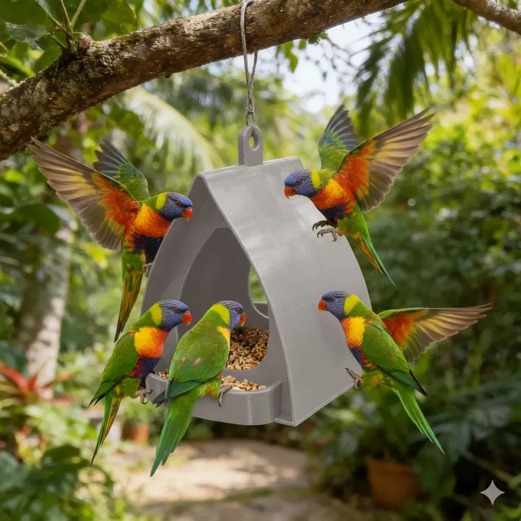Decorative Hanging Bird Feeder