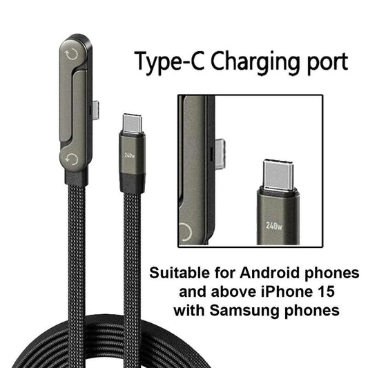 2-in-1 Invisible Holder Charger Cable