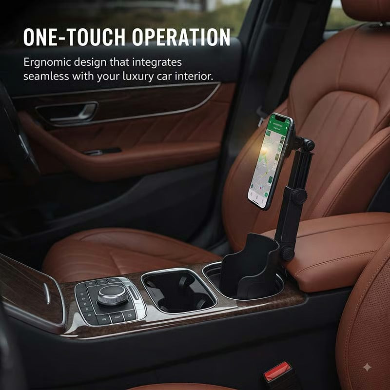 Adjustable Car Cup Holder Phone Mount