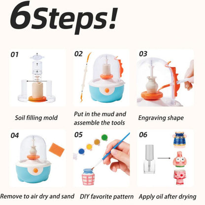 Mini Pottery Studio for Kids