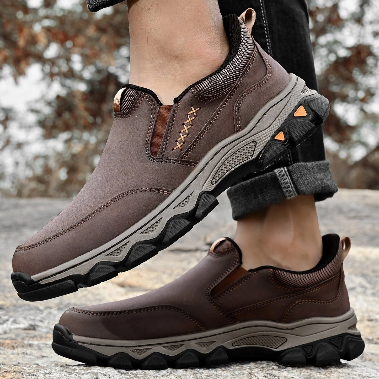 Men's Orthopedic Casual Slip-On Walking Shoes