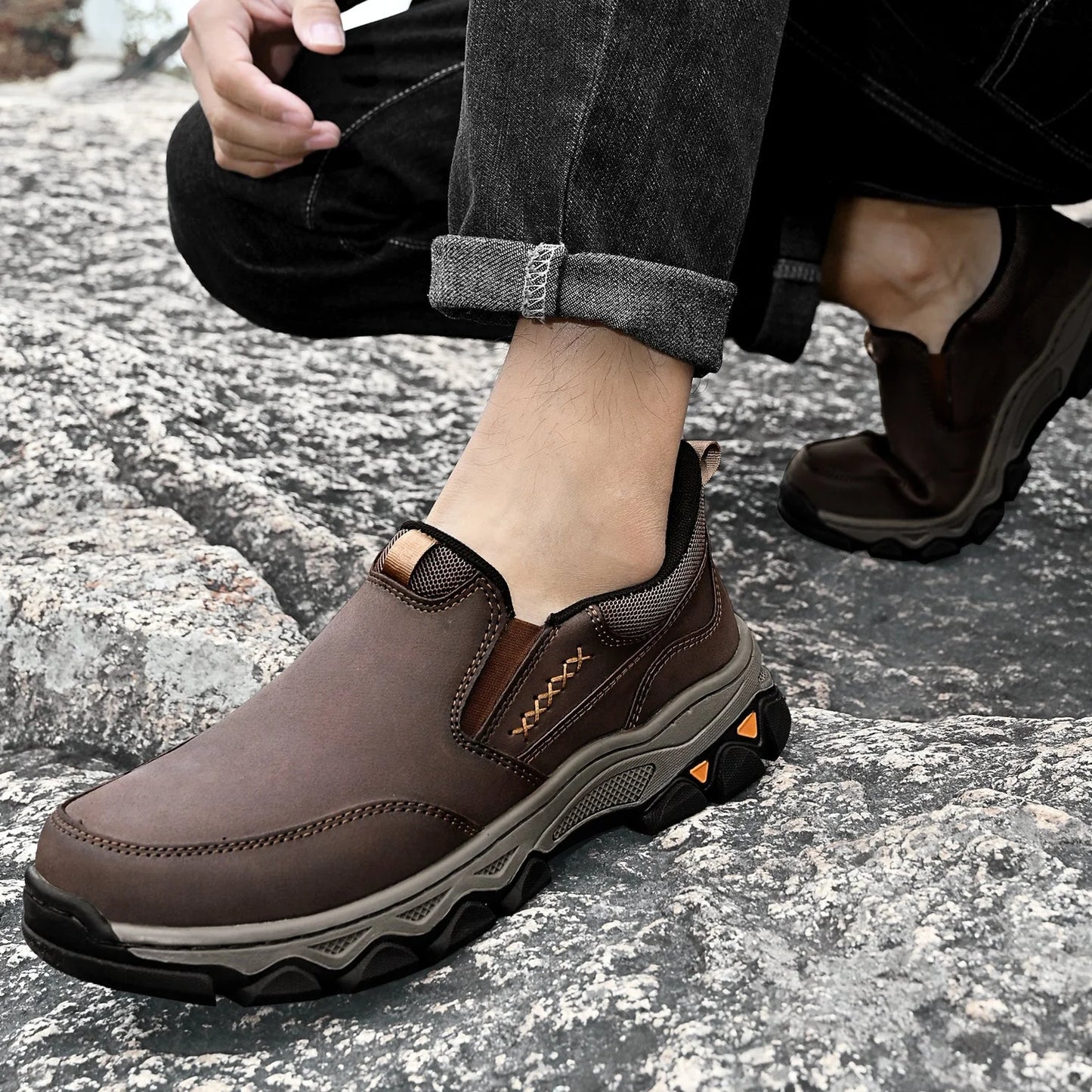 Men's Orthopedic Casual Slip-On Walking Shoes