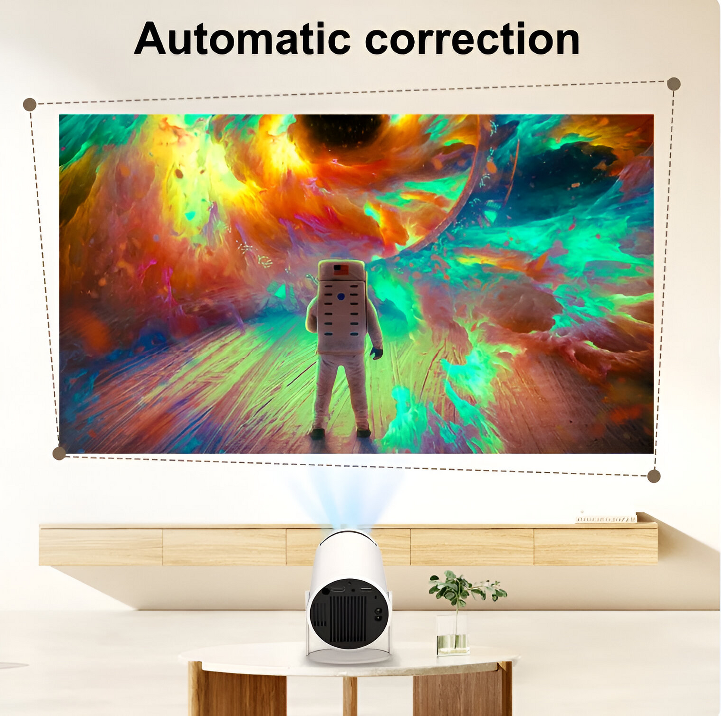 Mini Video Projector With WiFi6 and Bluetooth 5.0
