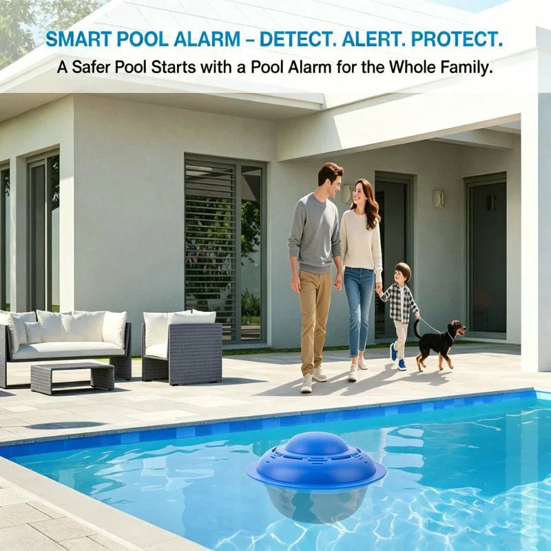 Pool Safety Alarm - Wireless Protection for Kids, Pets & All Pool Types
