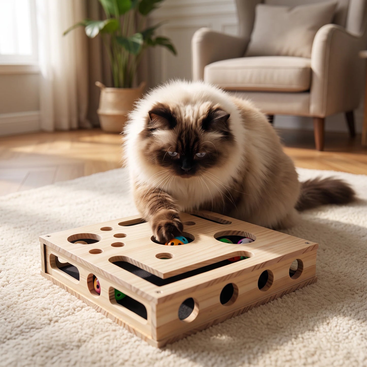 Cat Nail File Enrichment Box