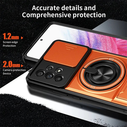 4-in-1 Protective Phone Case with Ring Holder & Kickstand