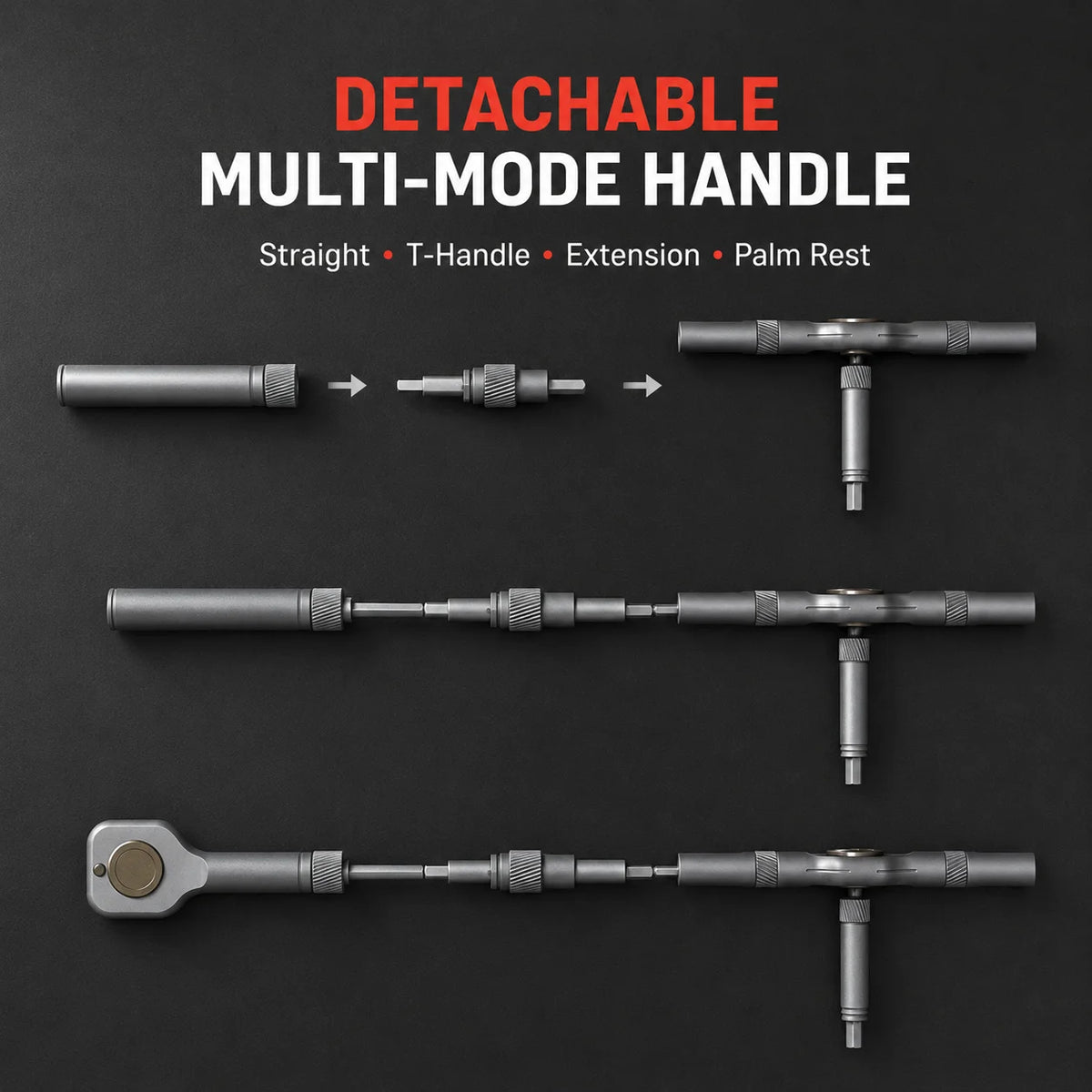 Magnetic Precision Screwdriver Set with Ratchet Handle