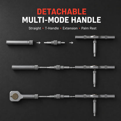 Magnetic Precision Screwdriver Set with Ratchet Handle