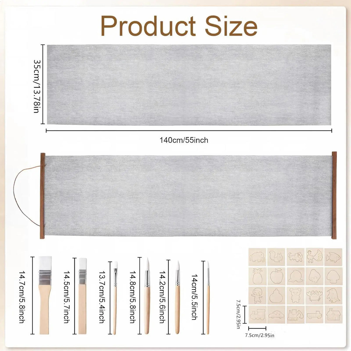 Kids Reusable Water Drawing Mat
