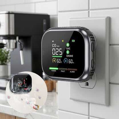 Digital Gas & Smoke Detector Alarm