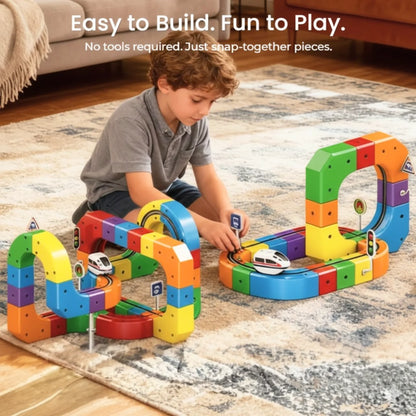 Magnetic Train Block Set
